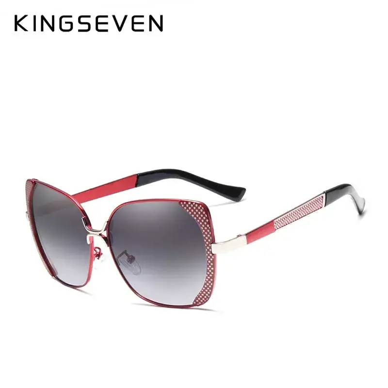 Thumbnail: KINGSEVEN Polarized Butterfly Sunglasses – Gradient UV400 Eyewear for Women
