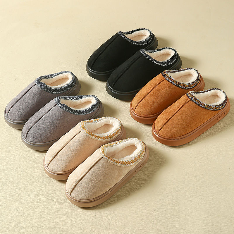 Thumbnail: Fashion Women’s Fluffy Winter Slippers – Indoor Plush Designer Shoes