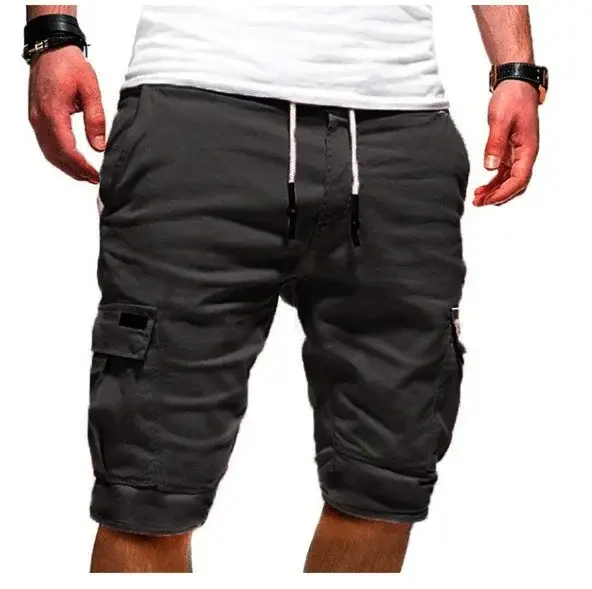 Thumbnail: Men's Multi-Pocket Beach Shorts for Summer