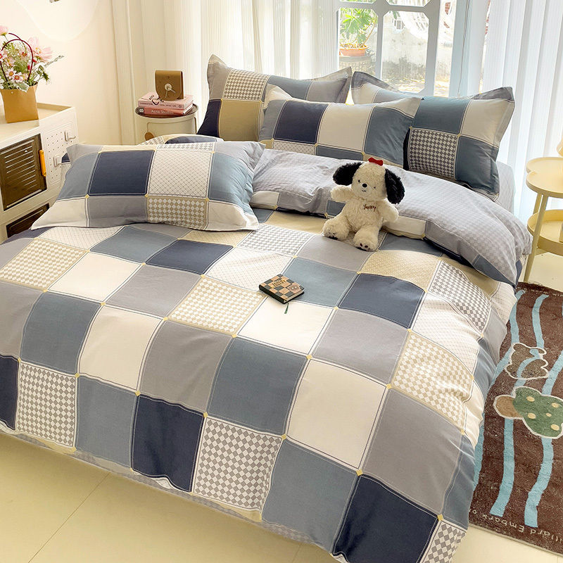 Thumbnail: Japanese Style 100% Cotton Bedding Set – 4-Piece Printed Set