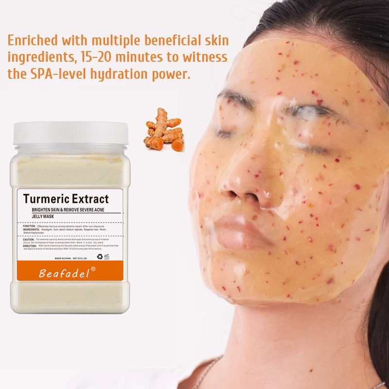 Thumbnail: Rose Jelly Facial Mask Powder 650g Peel Off Hydroplastic Collagen Moisturizing