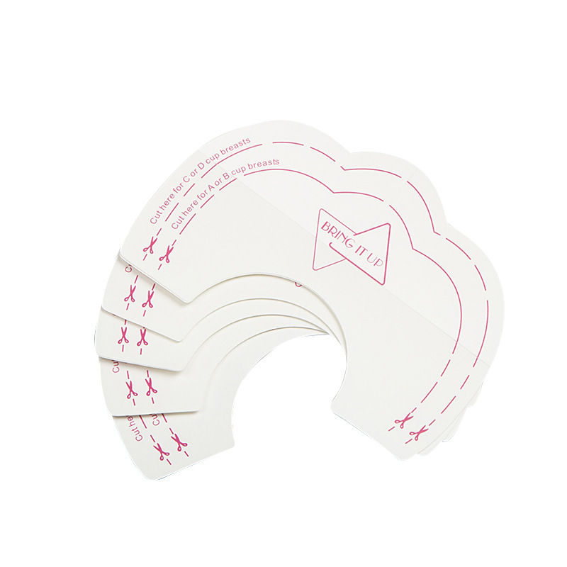 Thumbnail: Silicone Push Up Invisible Bra Adhesive Nipple Cover Pasties