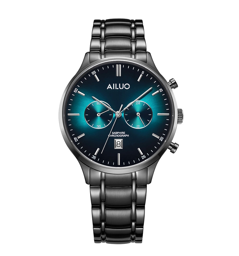 Thumbnail: Montre Luxury Quartz Wrist Watch for Men – Elegant Leather Band