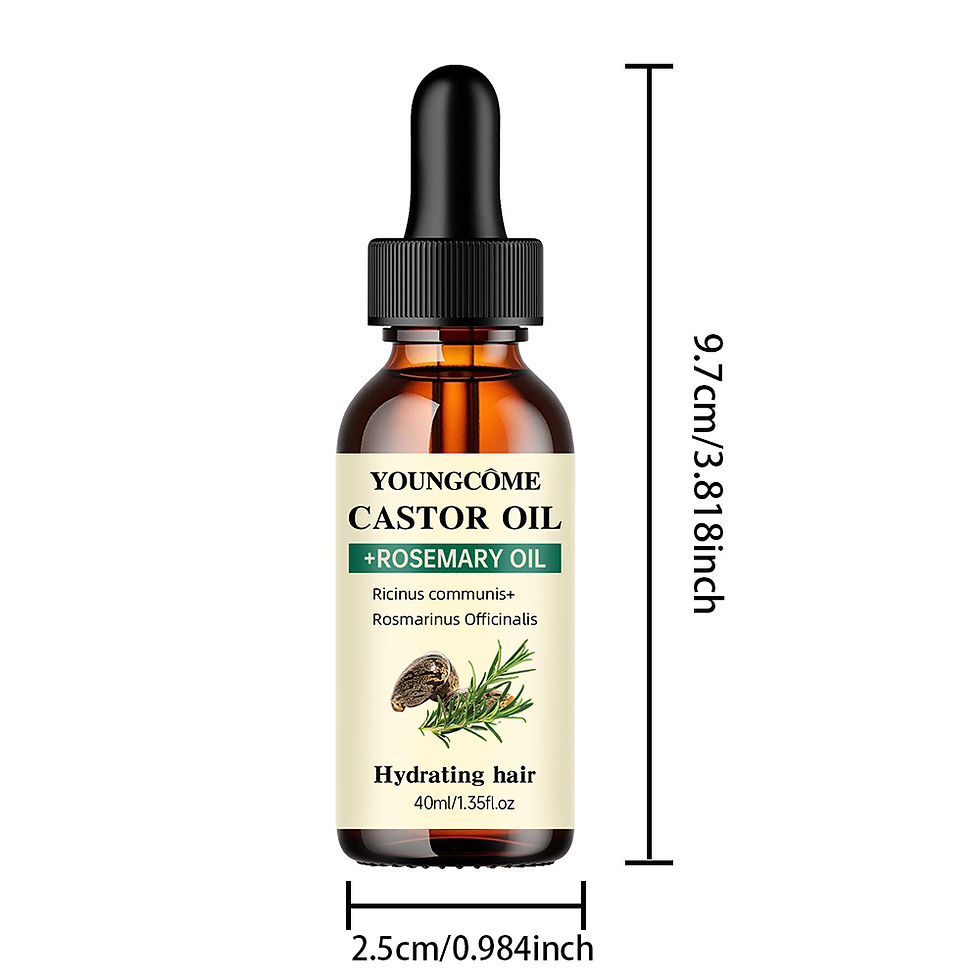 Thumbnail: Castor & Rosemary Hair Growth Oil Enhances Thickness & Shine