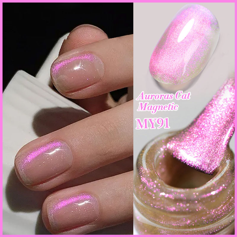 Thumbnail: 117 Color Cat Eye Magnetic Gel Nail Polish 10ml HEMA TPO Free Formula