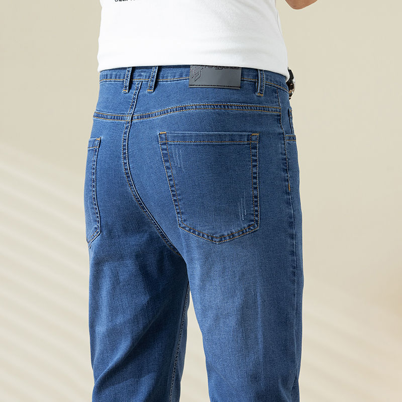 Thumbnail: CoolFit Slim Straight Jeans – Men's  Denim Lightweight Summer
