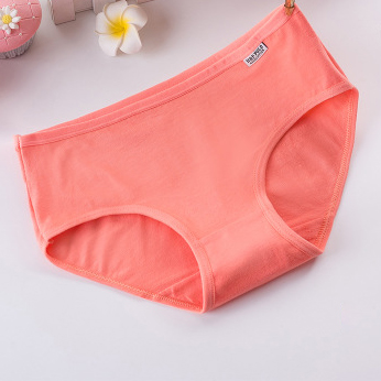 Thumbnail: Breathable Cotton Underwear Candy Color Everyday Panties for Women