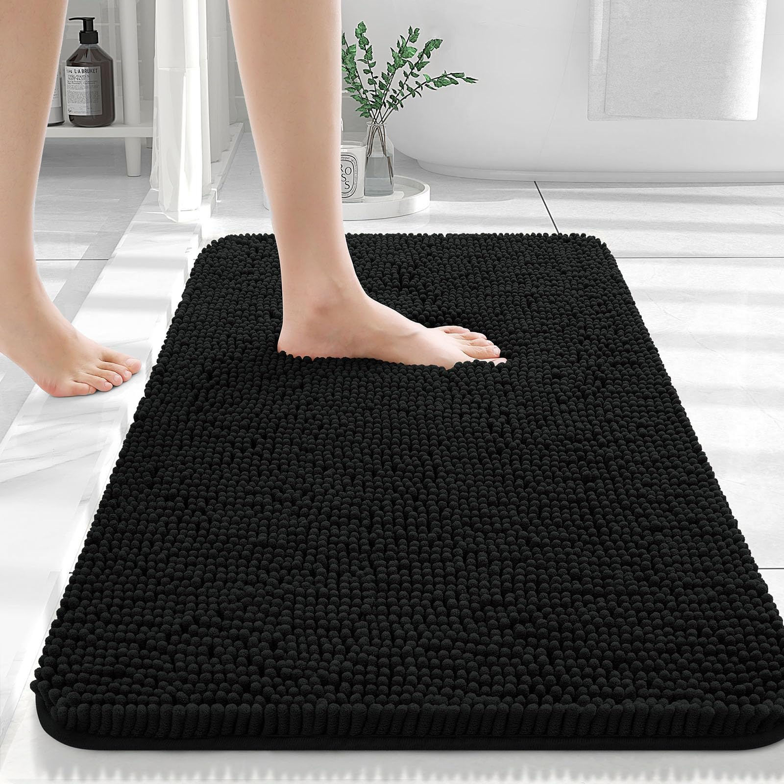 Homaxy Chenille Indoor Door Mat – Non-Slip, Dirt-Trapping & Eco-Friendly
