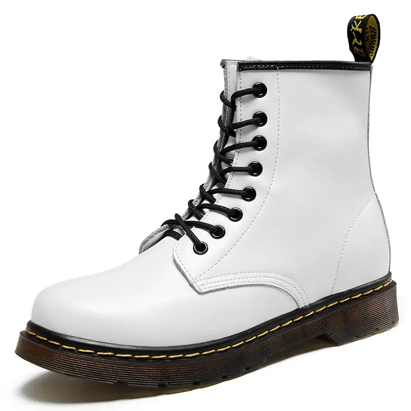 Thumbnail: Mens Classic Leather Six Eyelet Riding Boots British Style Ankle Design