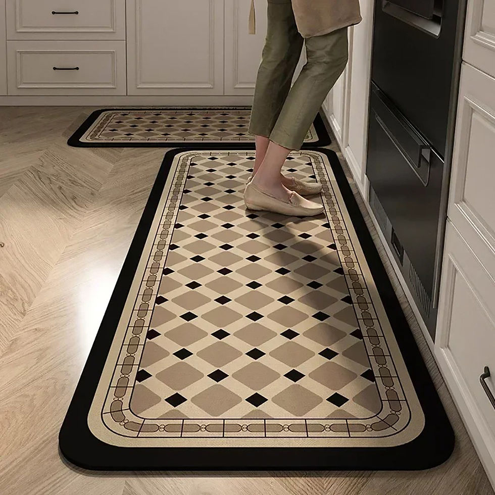Thumbnail: Absorbent Non-Slip Kitchen Rug Long Hallway Area Mat