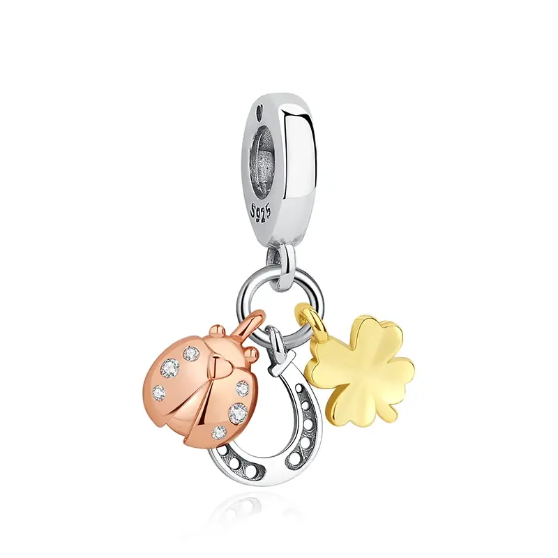 Thumbnail: Original 925 Sterling Silver Charm Bead Family Tree Mom Pendant