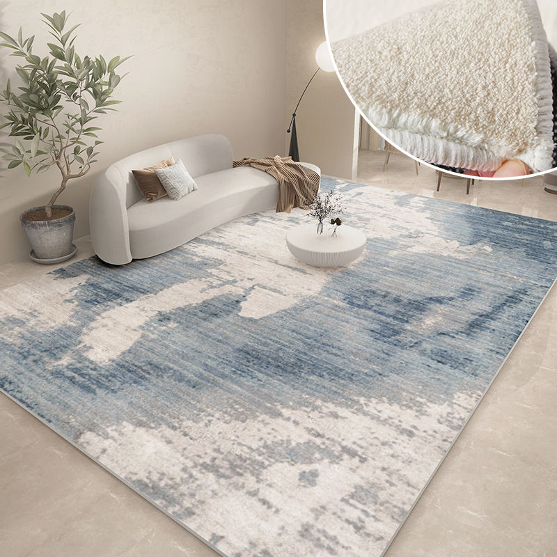 Thumbnail: Minimalist Faux Cashmere Carpet for Living Room Bedside Sofa