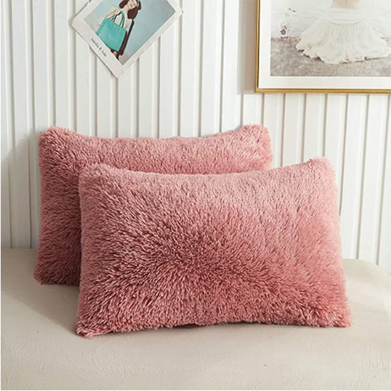 Thumbnail: Soft Tie-Dye Plush Pillowcase – Warm & Breathable for Bedroom