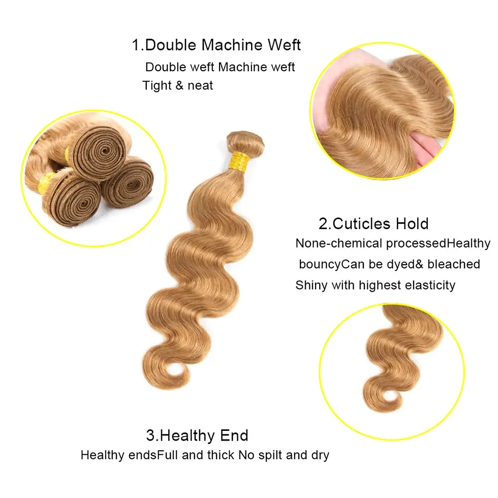 Thumbnail: Testa Double Weft Body Wave Hair Bundles – 10”-30” Virgin Brazilian Human Hair