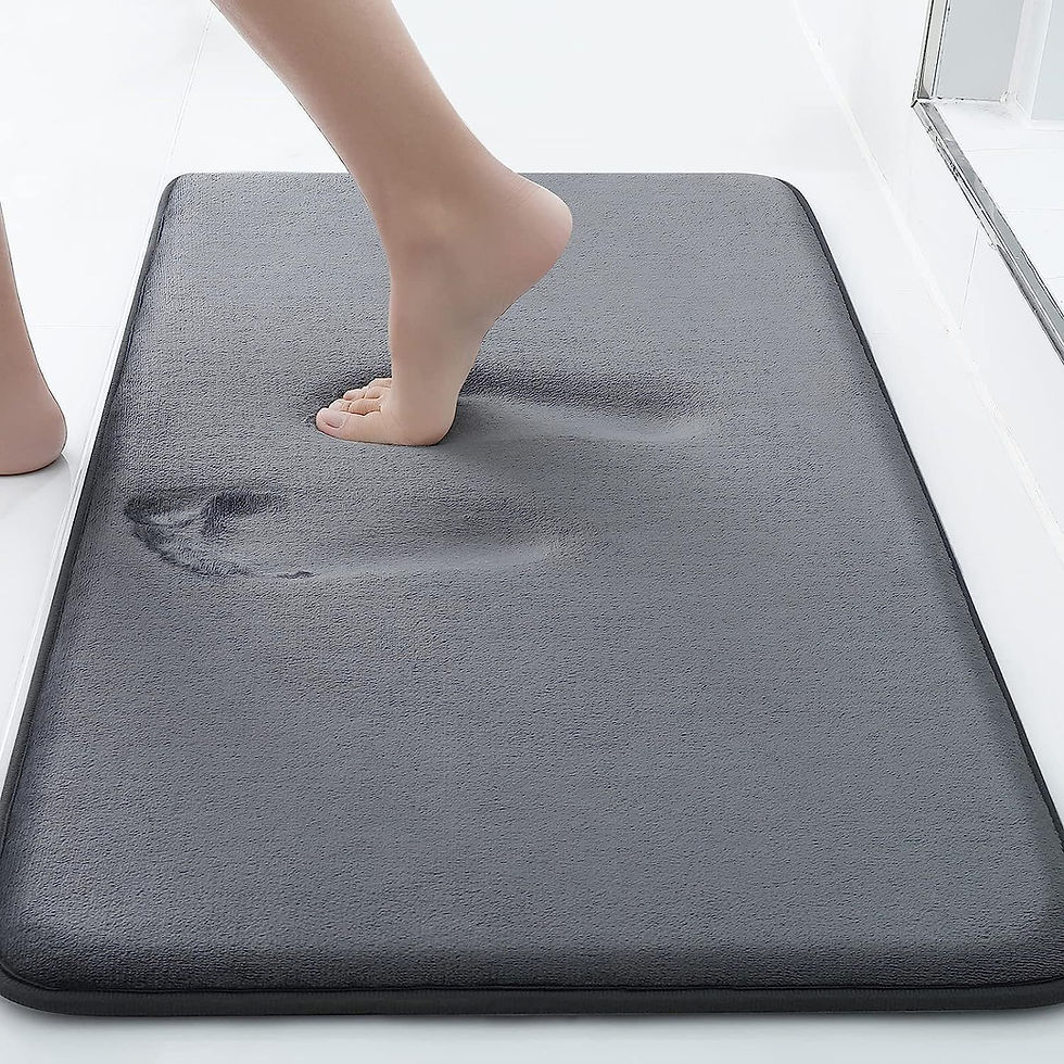 Thumbnail: Modern Memory Foam Bath Mat – Non-Slip, Water Absorbent