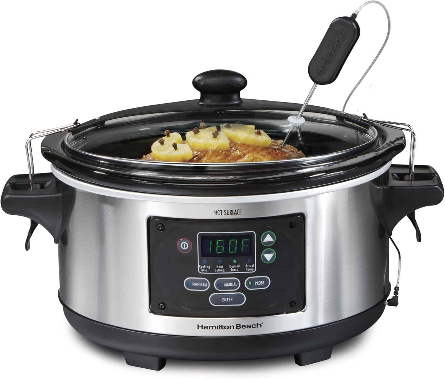 Portable Programmable Slow Cooker – 6 Qt, FlexCook Digital Control