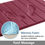 Thumbnail: Super Absorbent Memory Foam Bath Mat – Non-Slip Bathroom Rug