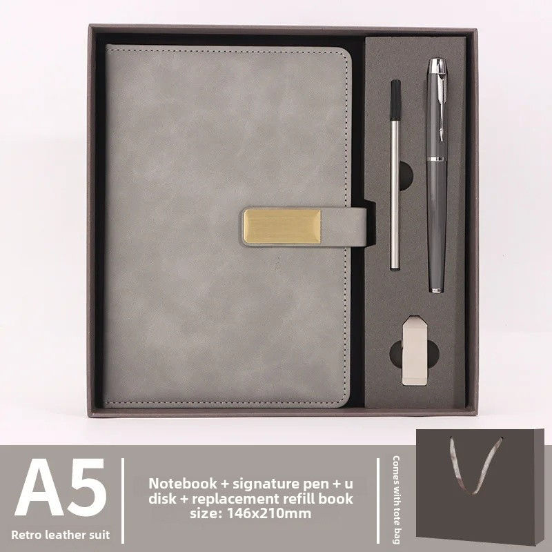 Thumbnail: Luxury Customized Business Notebook – Logo Engraving with High-End Gift Box