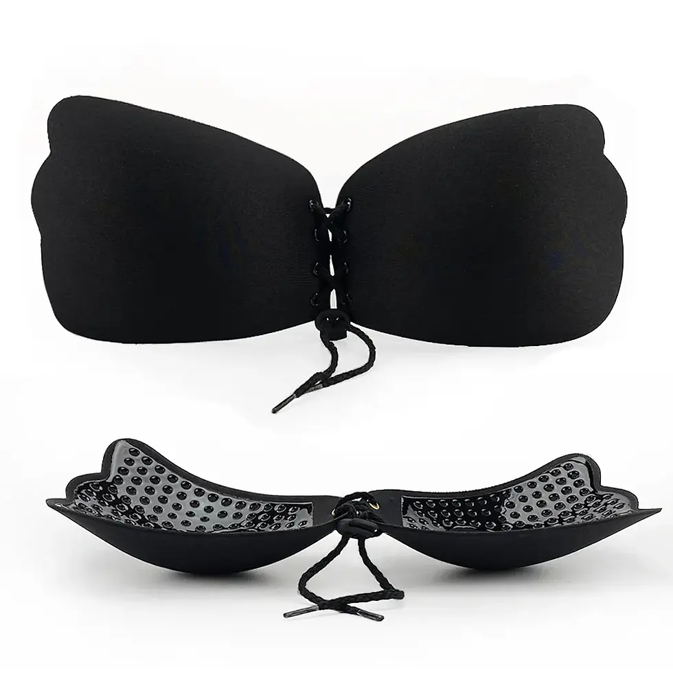 Thumbnail: Invisible Silicone Push-Up Bra – Nude Chest Paste, Mango Shape