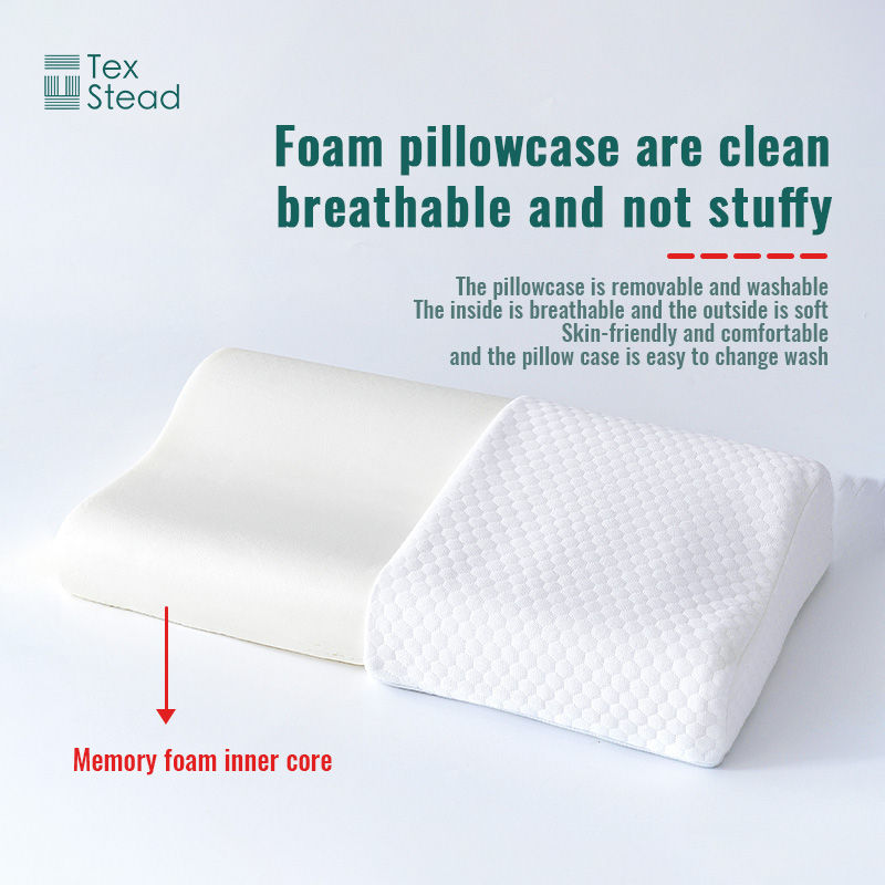 Thumbnail: Memory Foam Cervical Pillow for Sleeping with Neck Support
