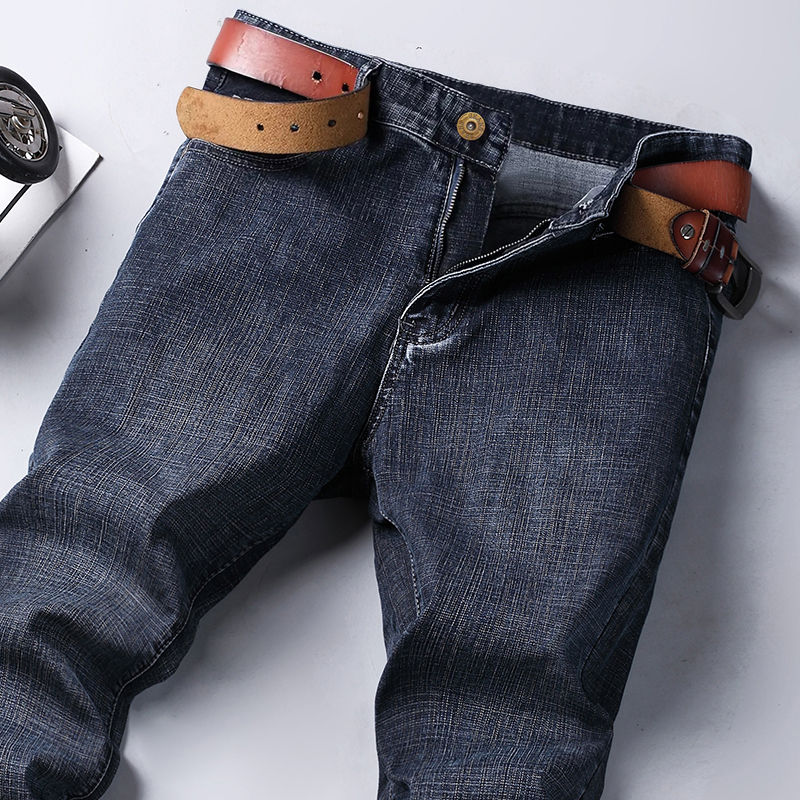 Thumbnail: ClassicStretch Black Slim Jeans – Men's  Denim Smart Casual High-Waist