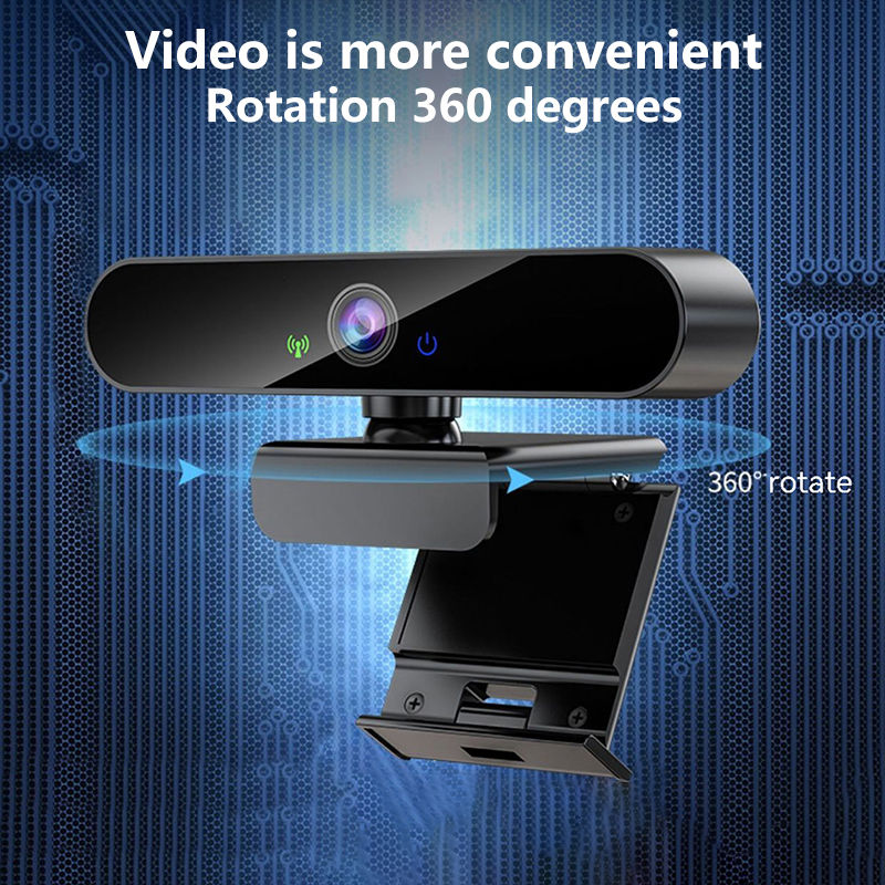 Thumbnail: 4K Ultra HD USB Webcam with Auto Focus & Built-In Microphone for PC & Laptop