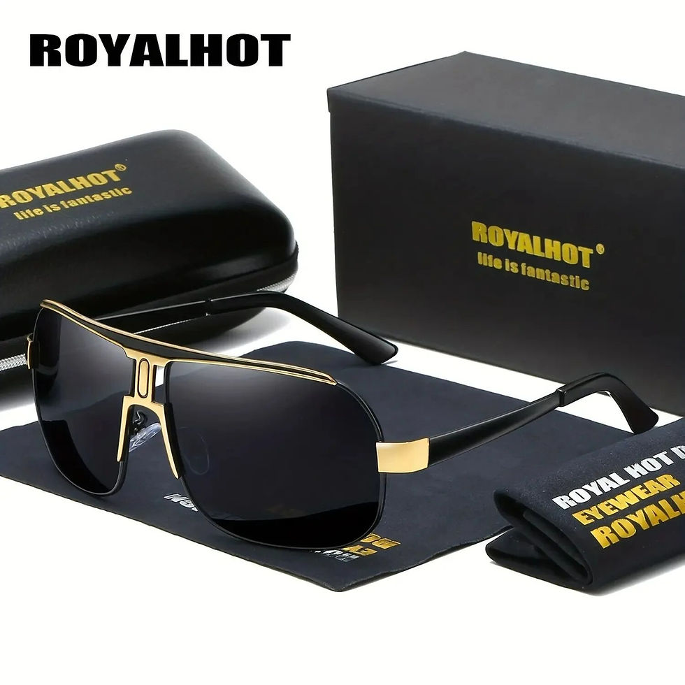 Thumbnail: Polarized Oversized Square Sunglasses for Men and Women Driving