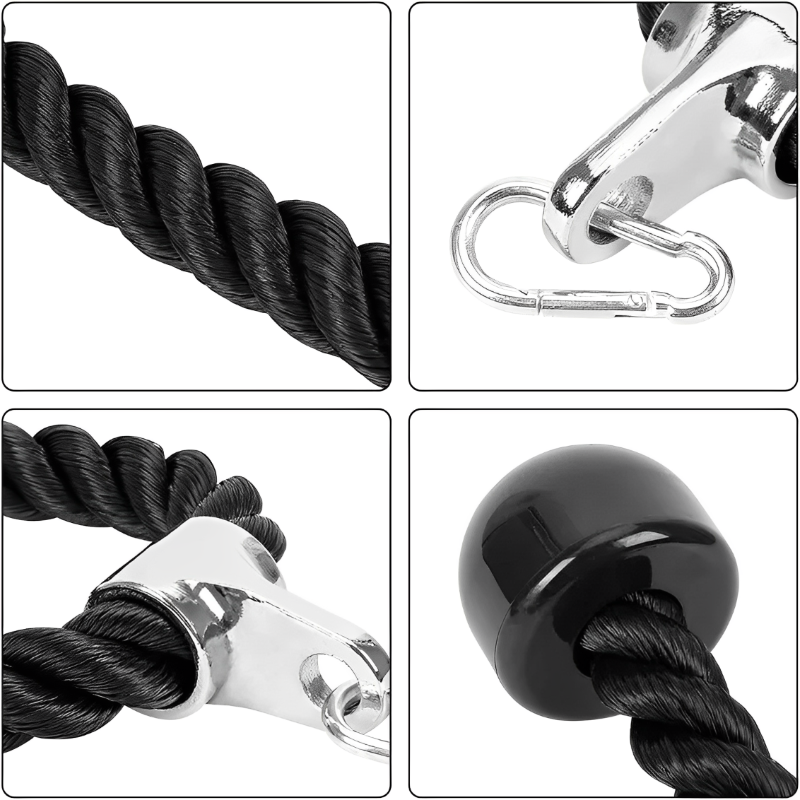 Thumbnail: Double-Head Pull Rope – Gantry Frame Gym Accessory