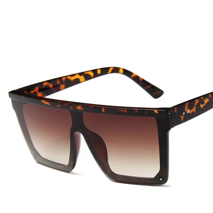 Thumbnail: Oversized Retro One‑Piece Big Square Sunglasses