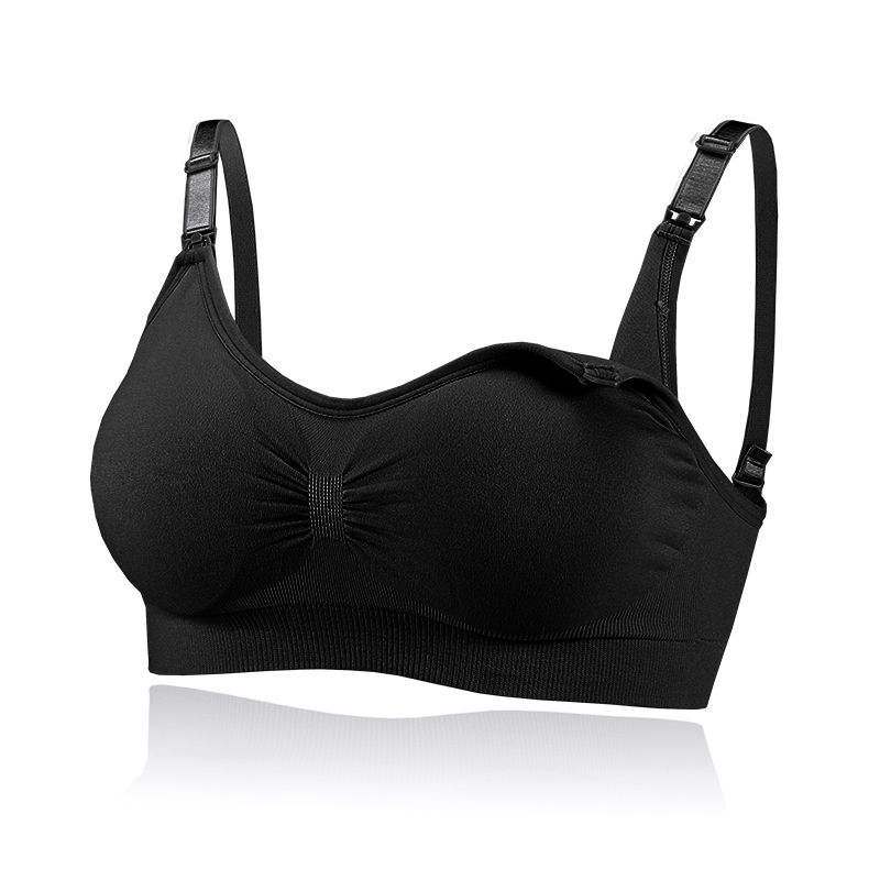Plus Size Nursing Bra – Breathable Wire-Free Push-Up Maternity Bra