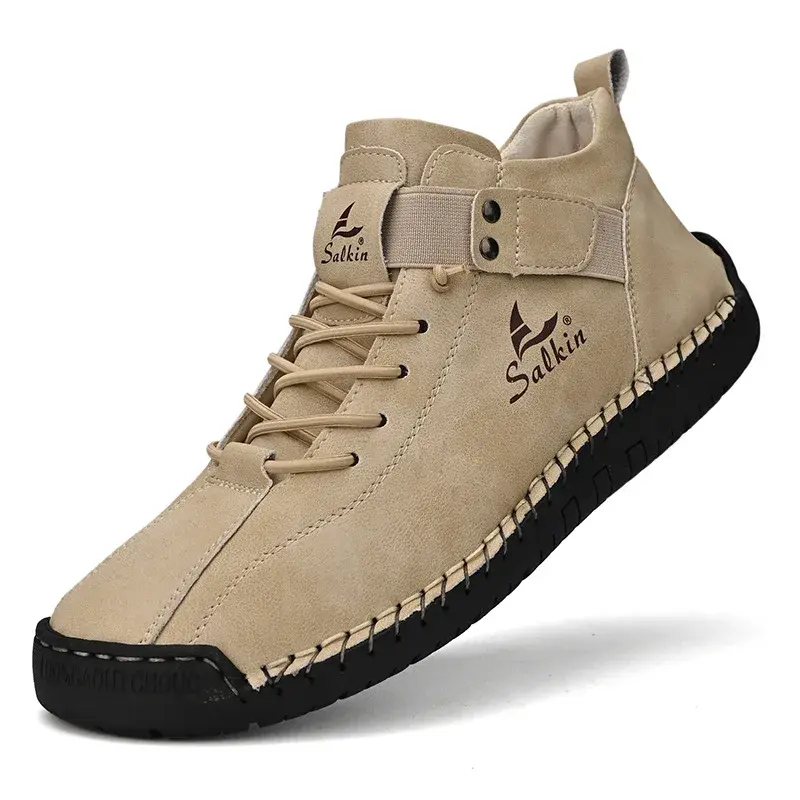 Thumbnail: 2025 Handmade Men's Leather Boots – Breathable, Casual Design, Stylish Fit