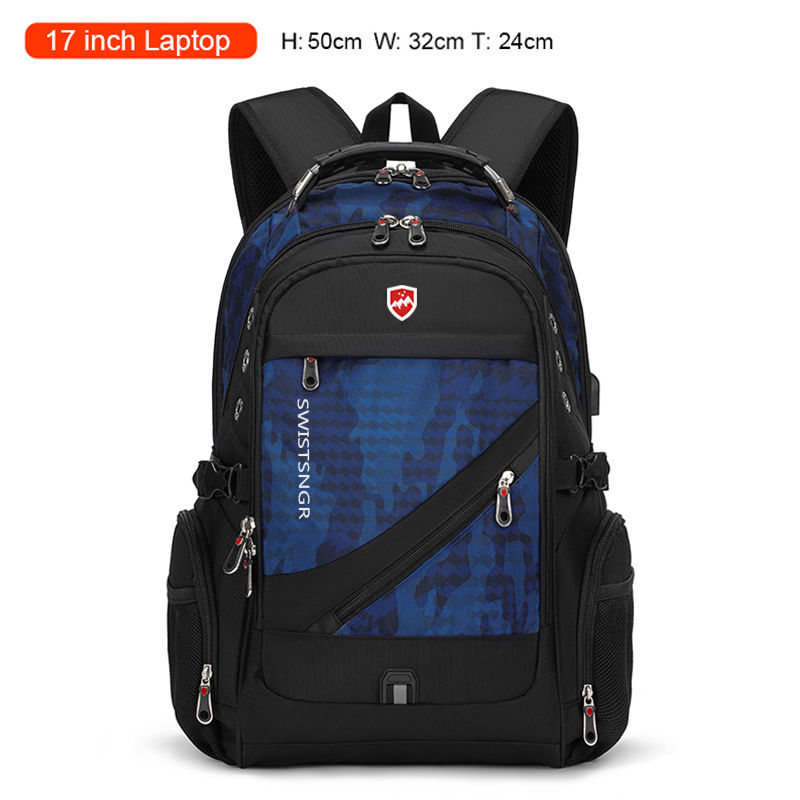 Thumbnail: Waterproof Laptop Backpack for Travel Fits 17 and 20 Inch for Men and Women