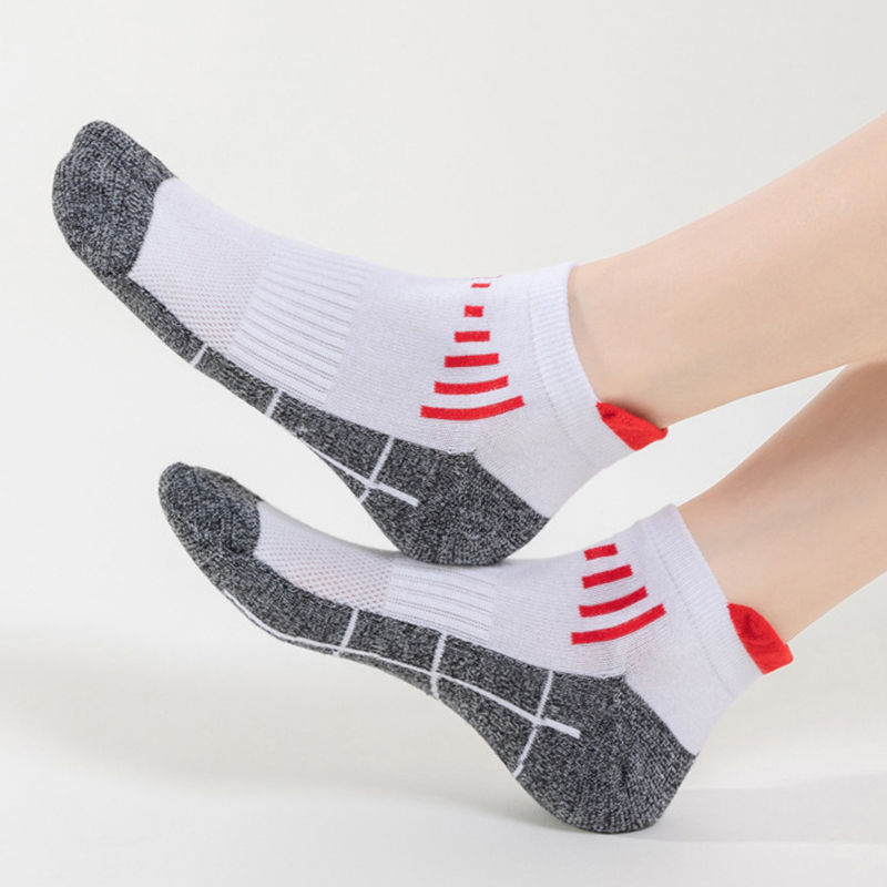 Thumbnail: 6 Pairs Women Athletic Ankle Socks Cotton Breathable Quick Dry Non Slip Sports