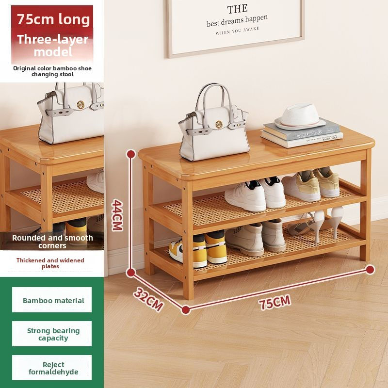 Thumbnail: Household Shoe Cabinet With Dustproof Change Stool