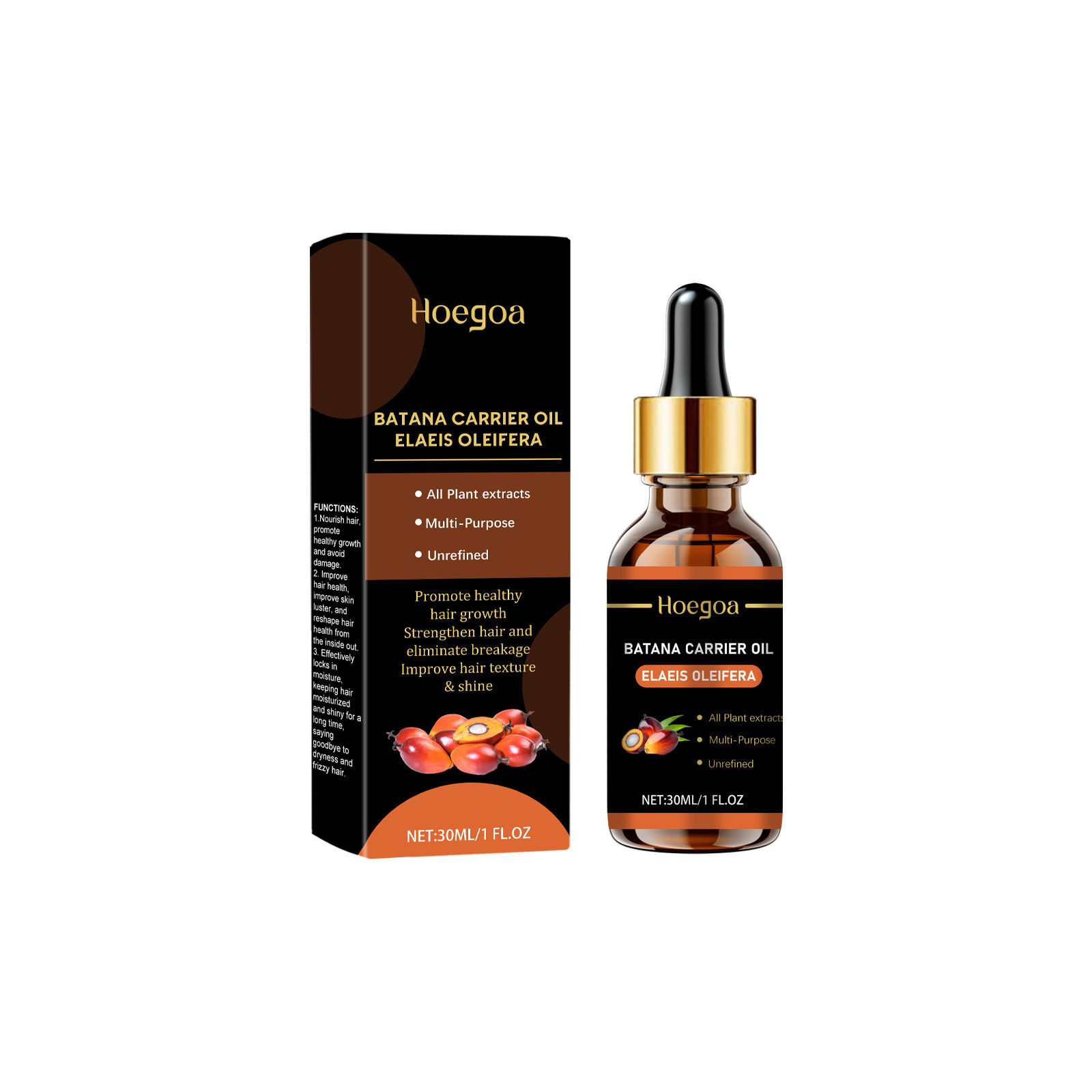 Batana Hair Growth Oil for Scalp Treatment Damage Repair and Hair Loss Control