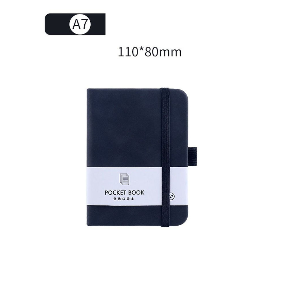 Thumbnail: A6/A7 Pocket Notepad Mini Notebook with Elastic Band