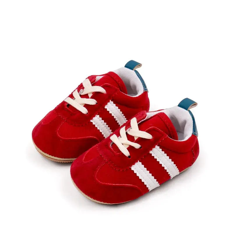 Thumbnail: Baby First Walkers Canvas Sneakers Soft Sole Casual Shoes for Boys and Girls
