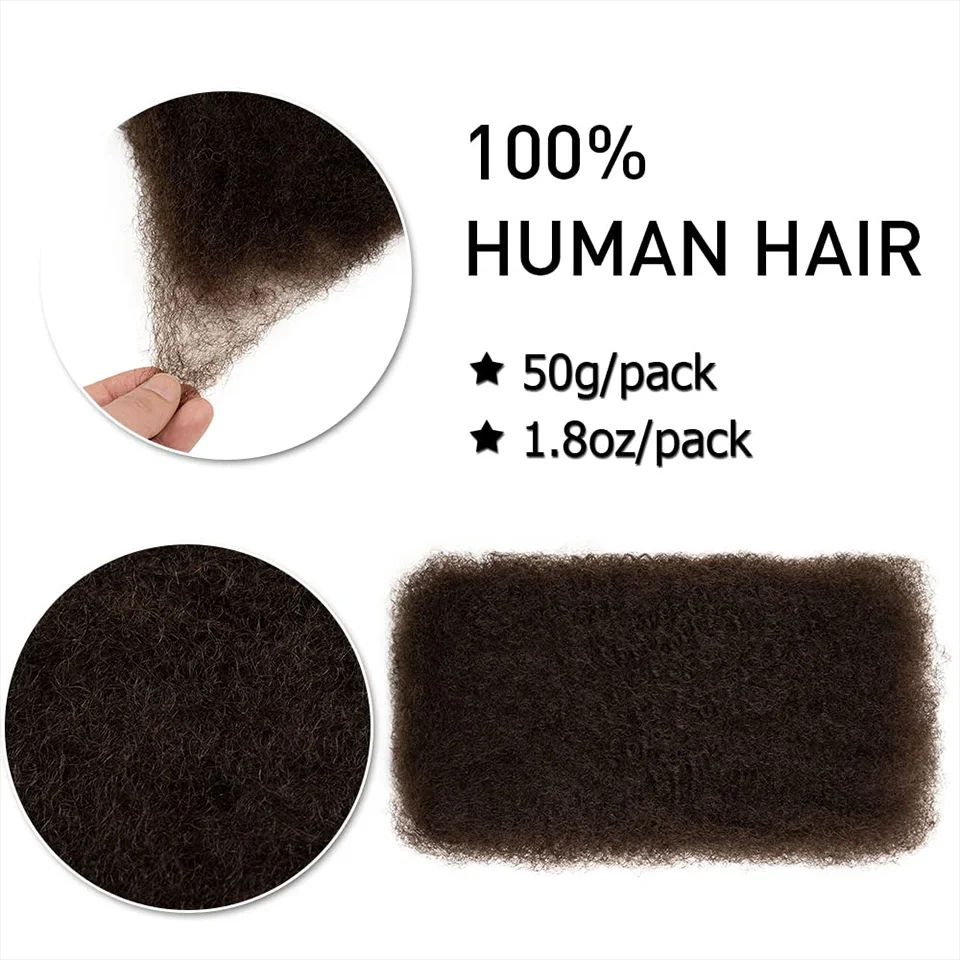 Thumbnail: Joedir Afro Kinky Bulk Hair – 100% Brazilian Remy Human Hair Extensions