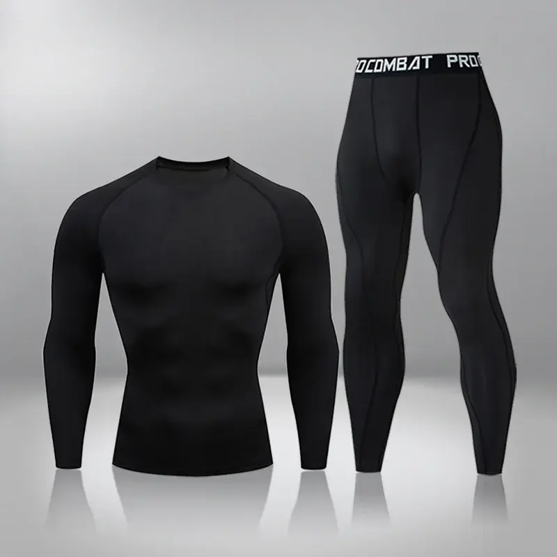 Thumbnail: Thermal Underwear Set Compression Quick Dry Warm Long Johns First Layer Sport
