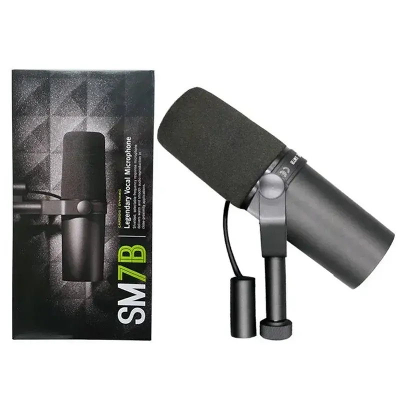 Dynamic Microphone for Podcast & Studio Recording – Professional Tabletop Mic