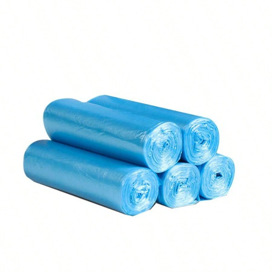 Thumbnail: 300-Pack Strong Blue Tall Kitchen Trash Bags Extra Thick