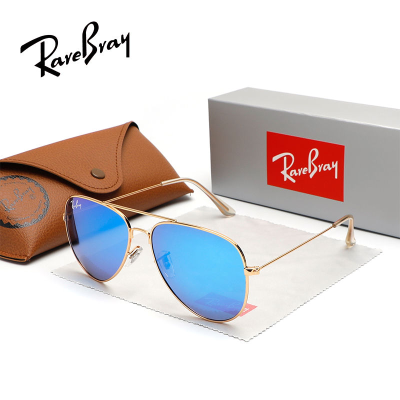 Thumbnail: RareBray Pilot Polarized Sunglasses for Men and Women UV400 Alloy Frame