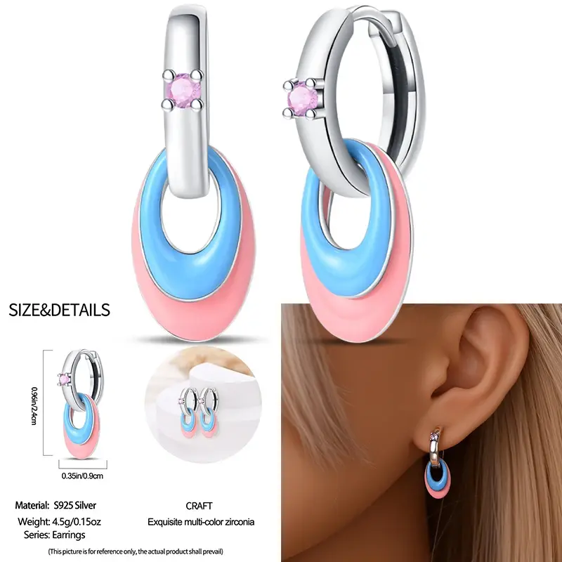 Thumbnail: Sterling Silver Christmas Snowflake Tassel Earrings with Red Bow – Festive Hoop