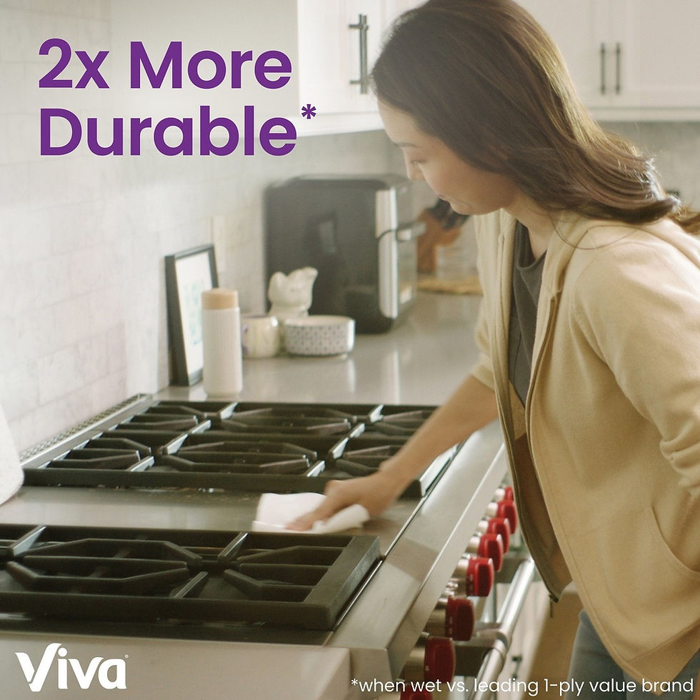 Thumbnail: Soft Durable Cloth‑Like Paper Towels – Triple Rolls, 2‑Ply, Reusable Sheets