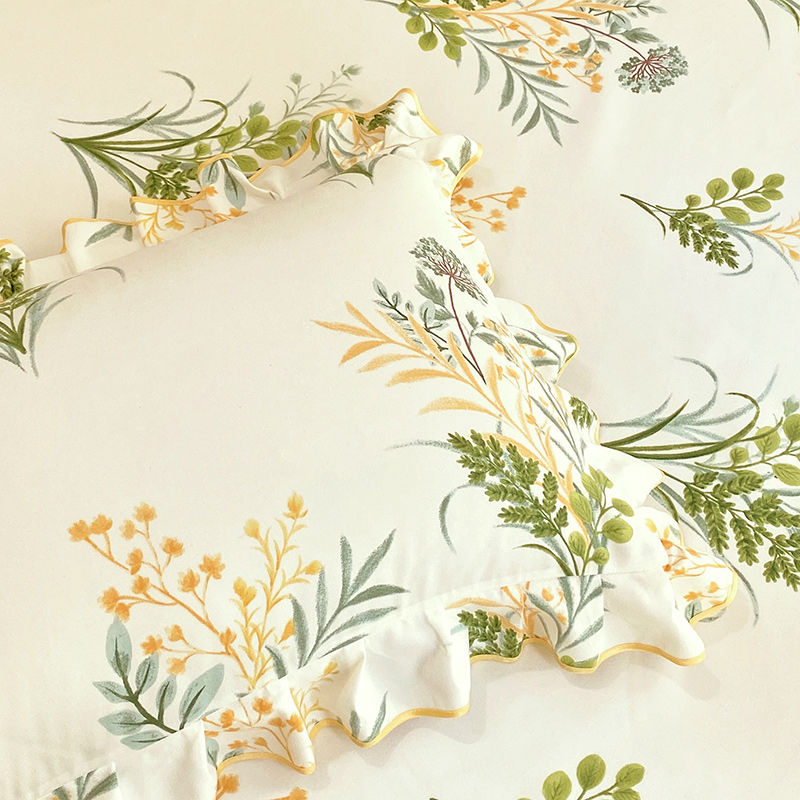 Thumbnail: 2pcs Cotton Pillowcases with Floral Print – Home Bedding Decor