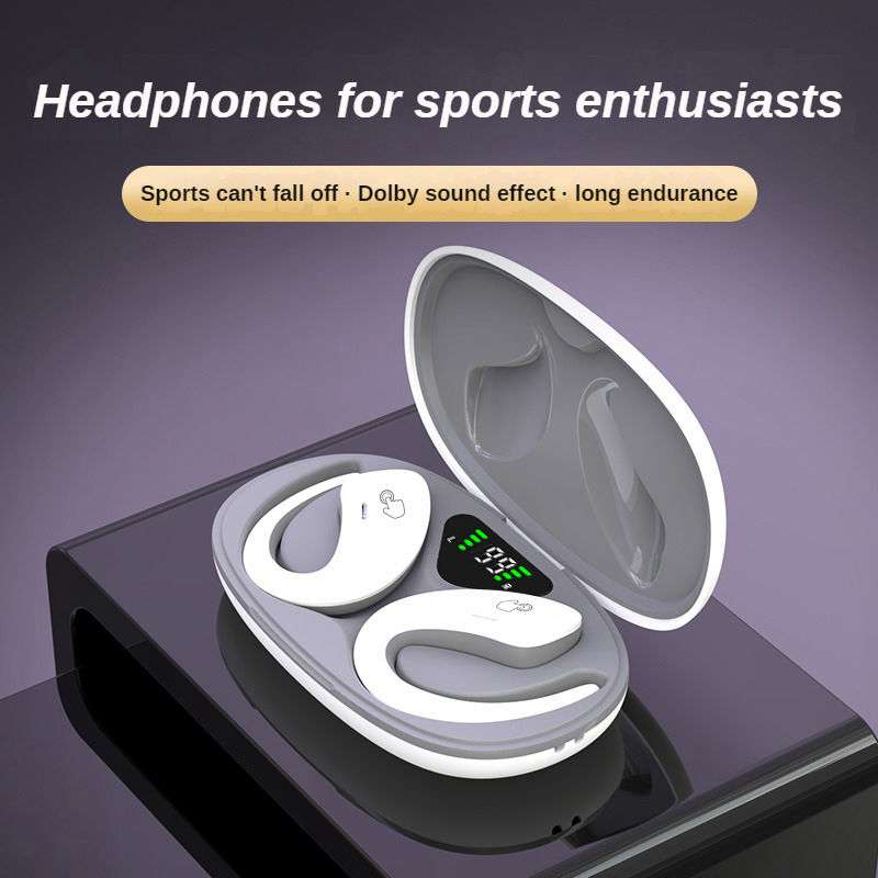 Thumbnail: Wireless Bluetooth Earbuds with Dual LED Display 48H Playtime