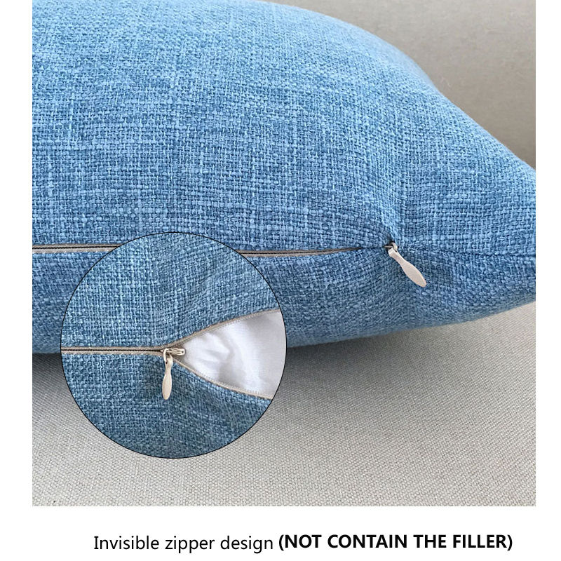 Thumbnail: Solid Sofa Cushion Cover in Multiple Sizes