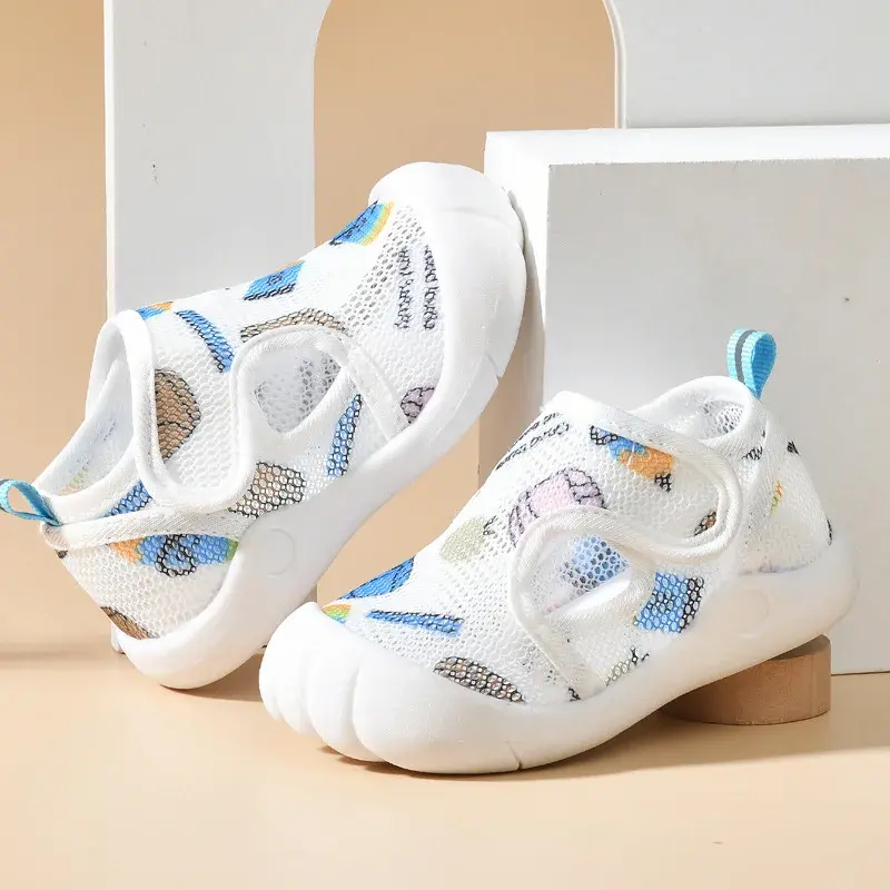 Thumbnail: Breathable Mesh Summer Sandals with Anti Slip Sole for Baby Boys and Girls