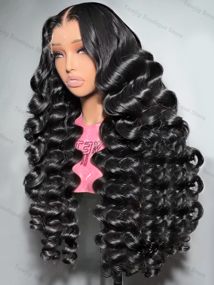 Loose Deep Wave Wig – 13x6 HD Lace Front Brazilian Human Hair