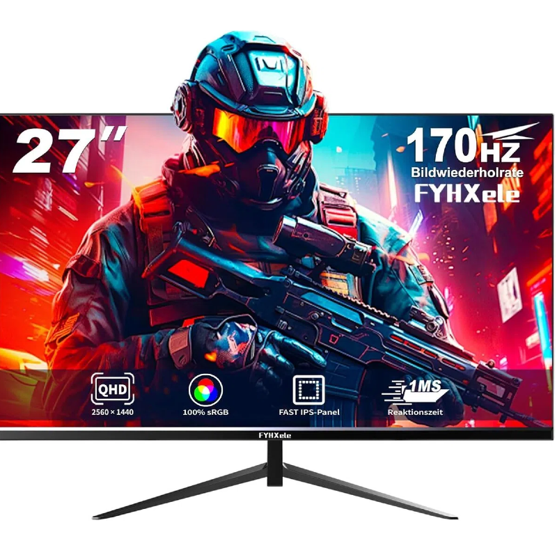Gaming Monitor – 170Hz, 1ms Response, HDR400, IPS Panel with FreeSync
